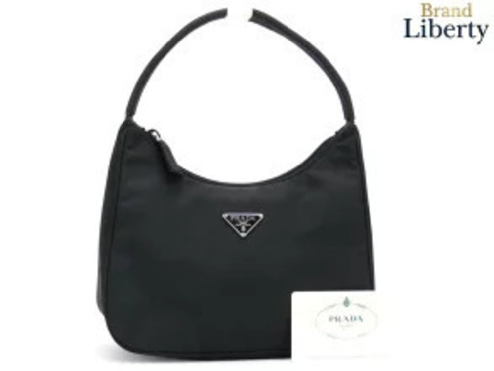 Prada Hobo Bag Hobo Handbag Accessory Pouch Clutch NERO Black